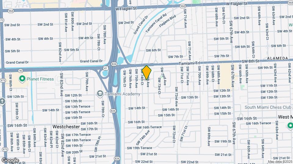 1020 SW 74th Ave Map and Location Details