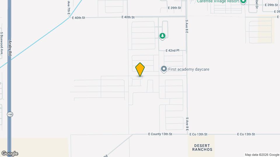 Desert View Villas Map and Location Details