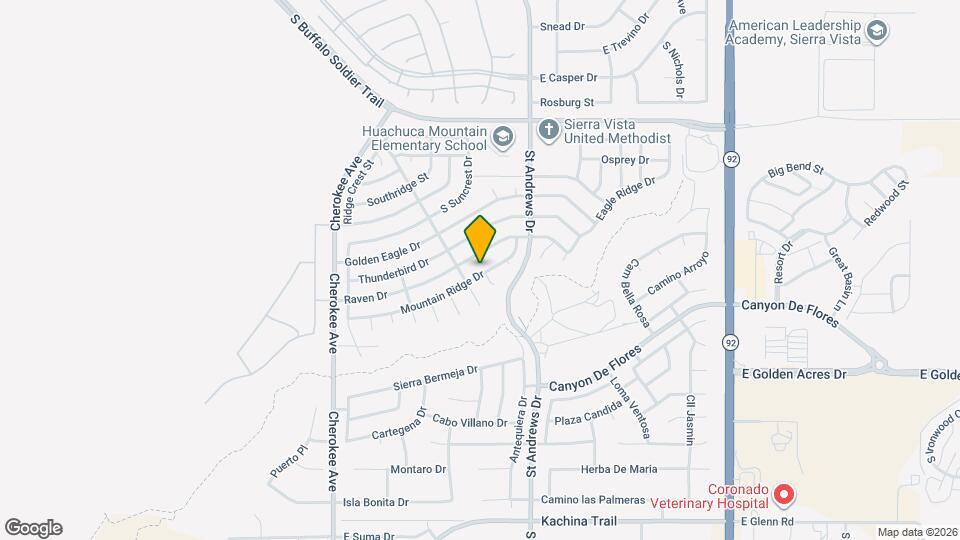 2949 Mountain Ridge Dr Map and Location Details