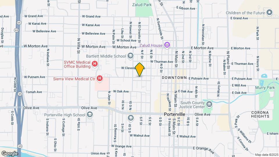 220 W Cherry Ave Mapa y Detalles de la Ubicación