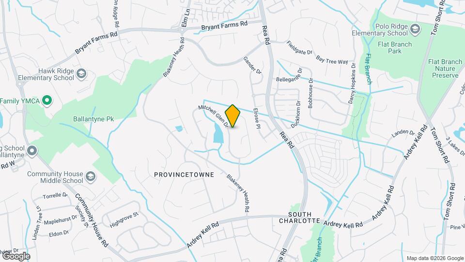 9509 Mitchell Glen Dr Map and Location Details