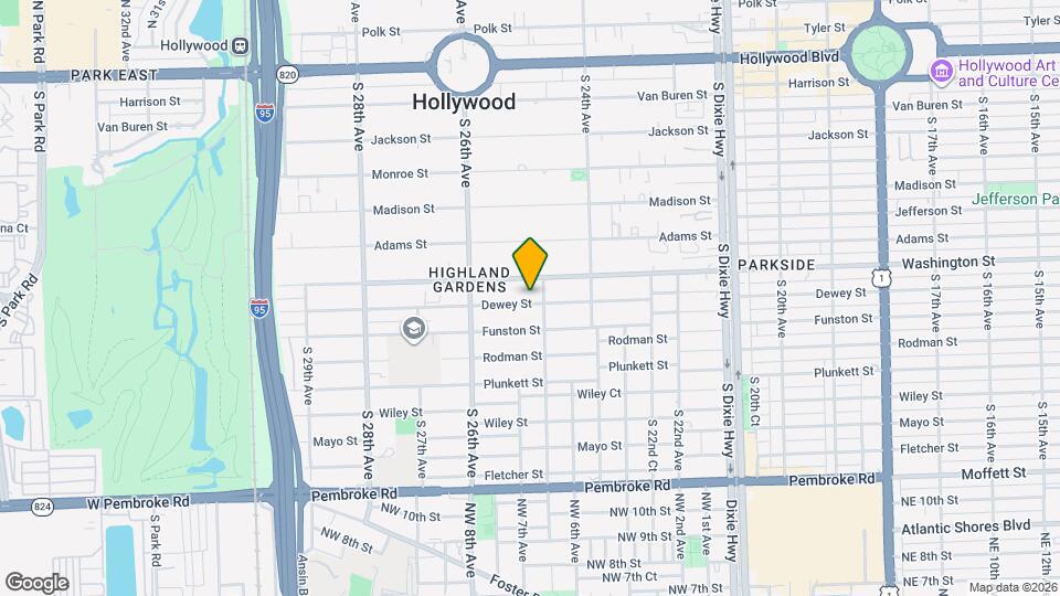 2463 Dewey St Map and Location Details
