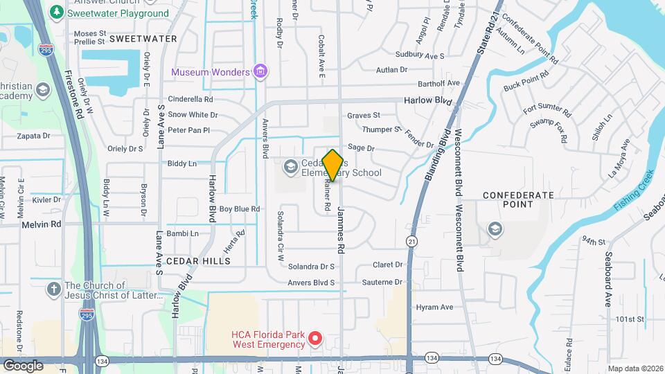 4455 Rainer Rd Map and Location Details