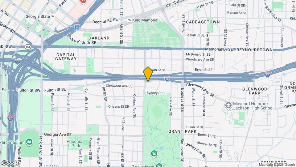 438 Cherokee Ave SE Mapa y Detalles de la Ubicación