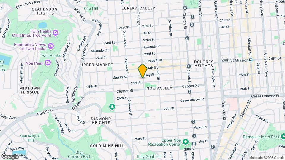1450 Castro St. & 4208 25th St Map and Location Details