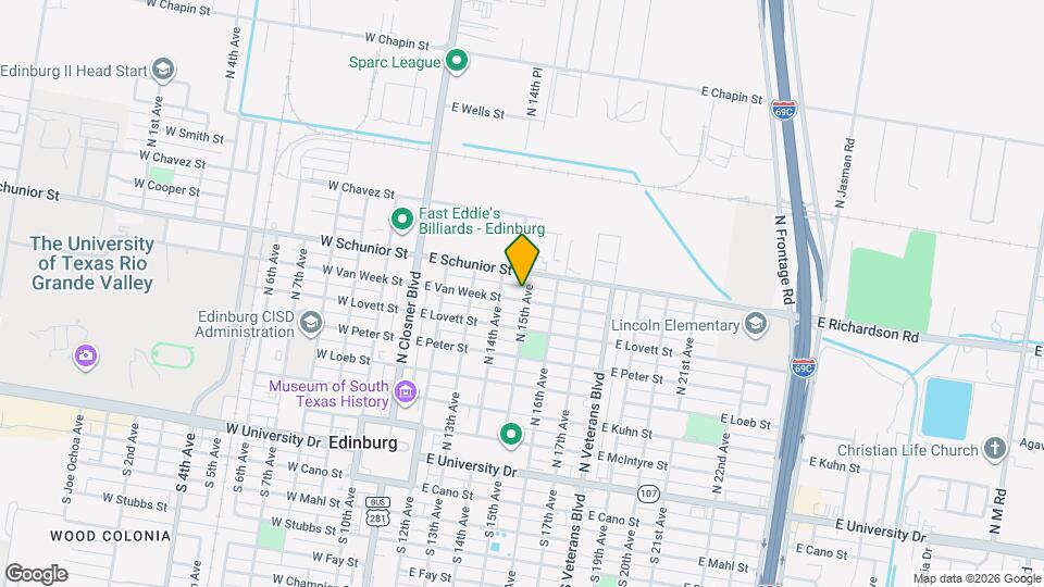 701 N Emerald Ave Map and Location Details