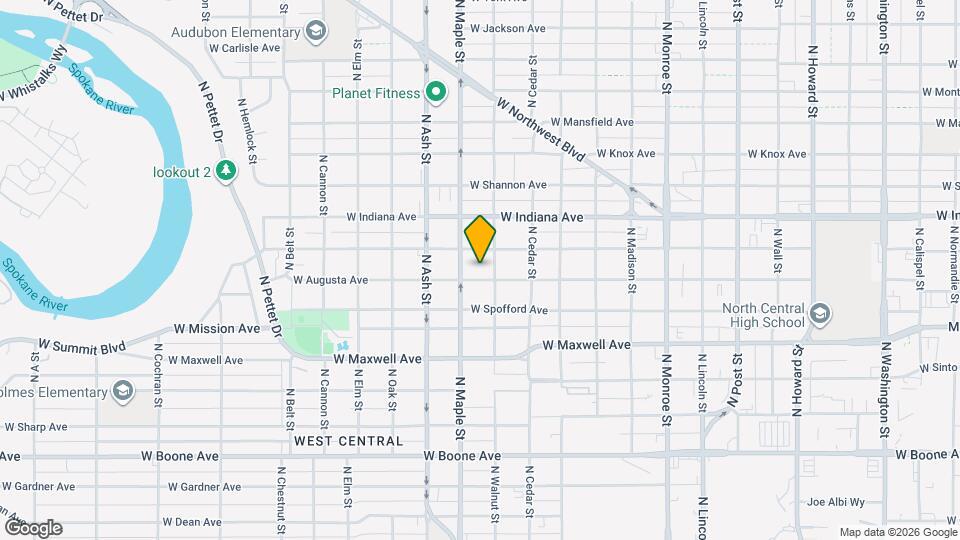 1514 W Augusta Ave Map and Location Details