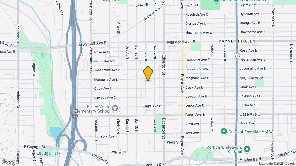 1070 Bradley St Mapa y Detalles de la Ubicación