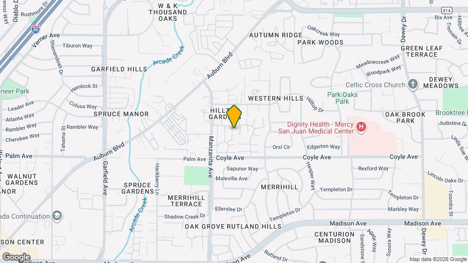 5959 Vía Casitas Map and Location Details