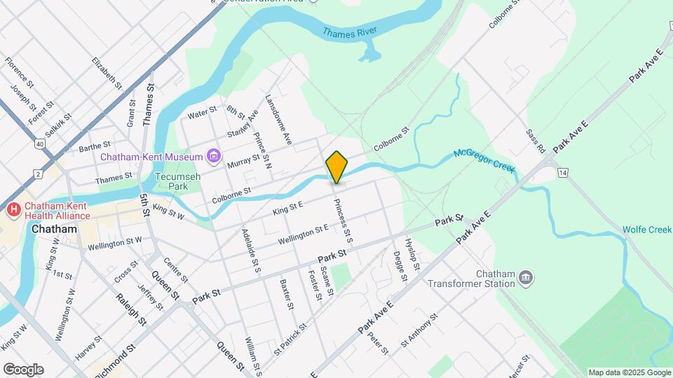 189 King St E Map and Location Details