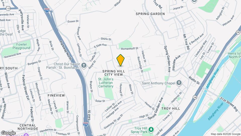 Three Rivers Manor Mapa y Detalles de la Ubicación