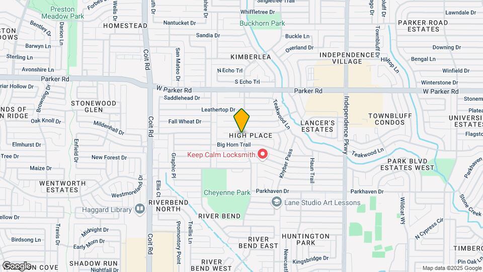 3600 Arbuckle Dr Mapa y Detalles de la Ubicación