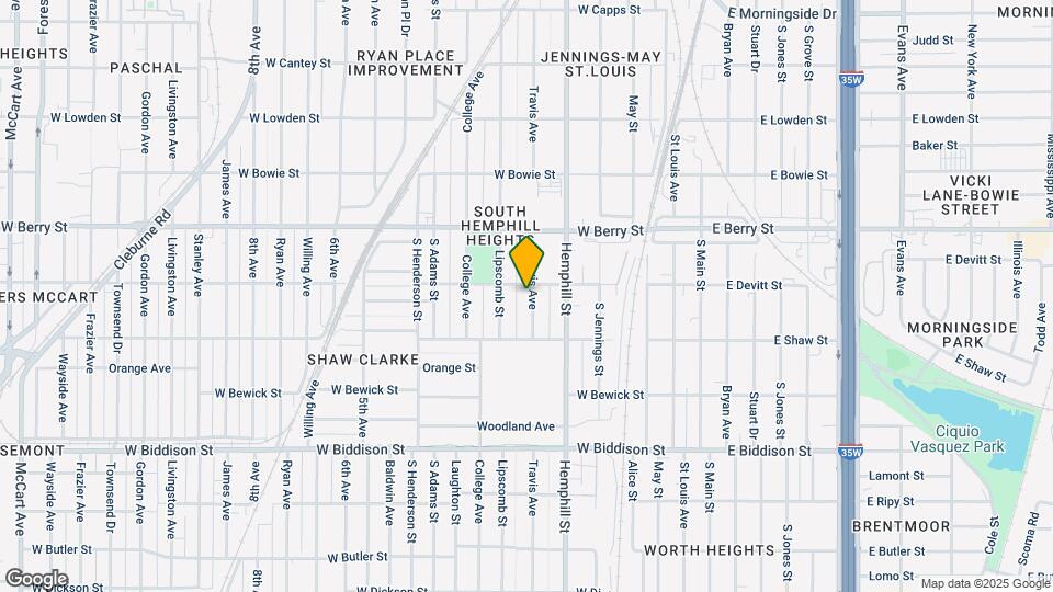 3208 Travis Ave Mapa y Detalles de la Ubicación