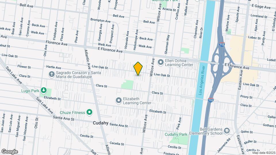 4900-4904 Live Oak St Mapa y Detalles de la Ubicación