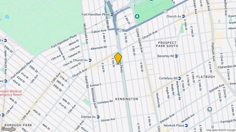 260 Ocean Pkwy Map and Location Details