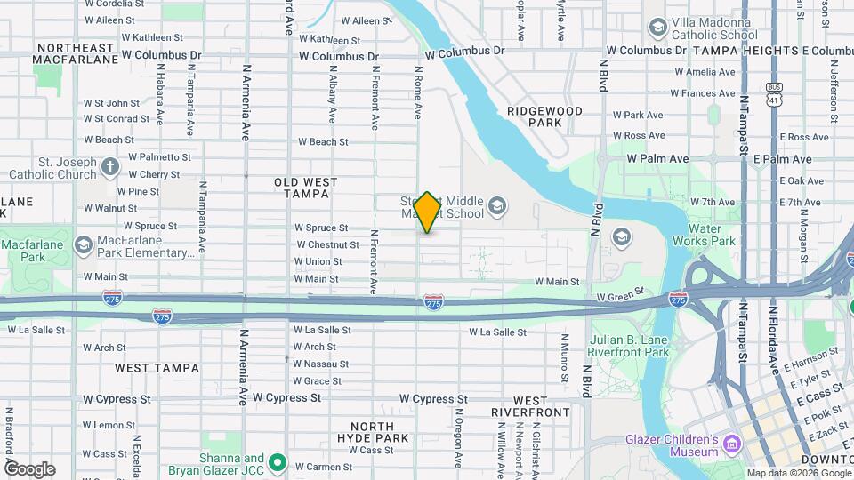 1527 Chestnut St Map and Location Details