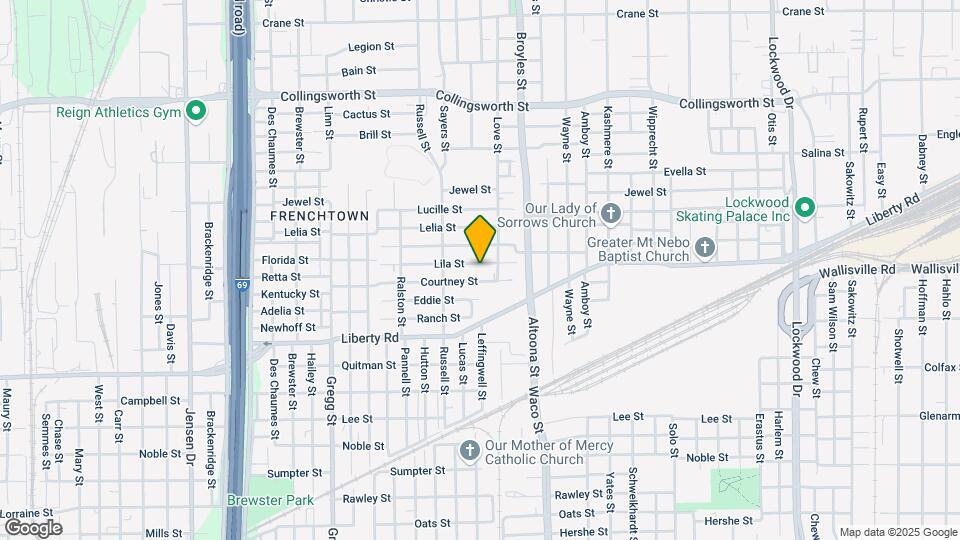 4036 Lila St Map and Location Details
