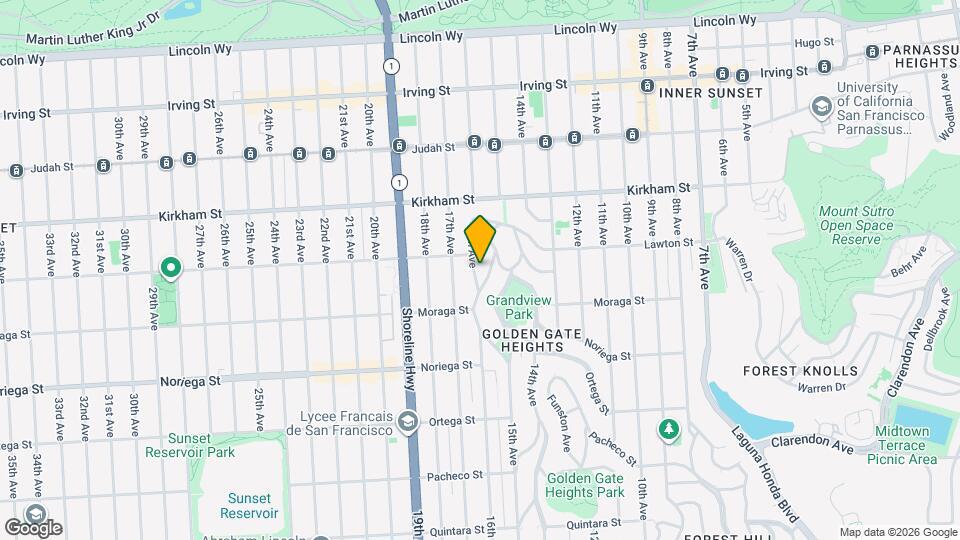 1630 16th Ave Map and Location Details