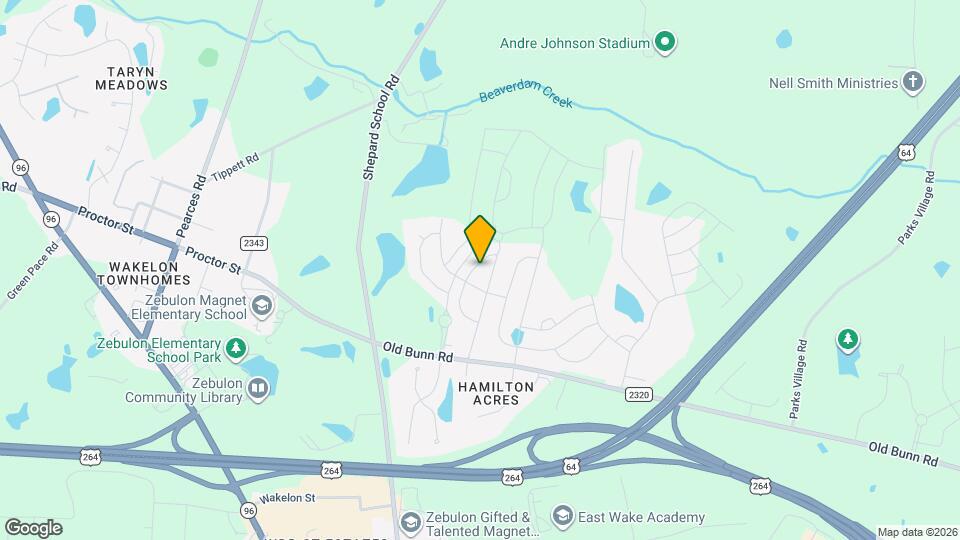 212 Quincy Meadow Ave Map and Location Details