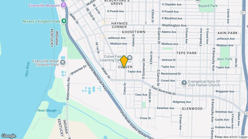 1427 Culver Dr Map and Location Details