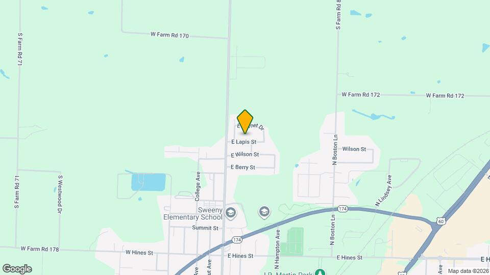 205 E Lapis St Map and Location Details