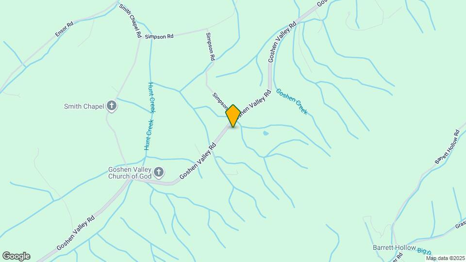 1911 Goshen Valley Rd Map and Location Details