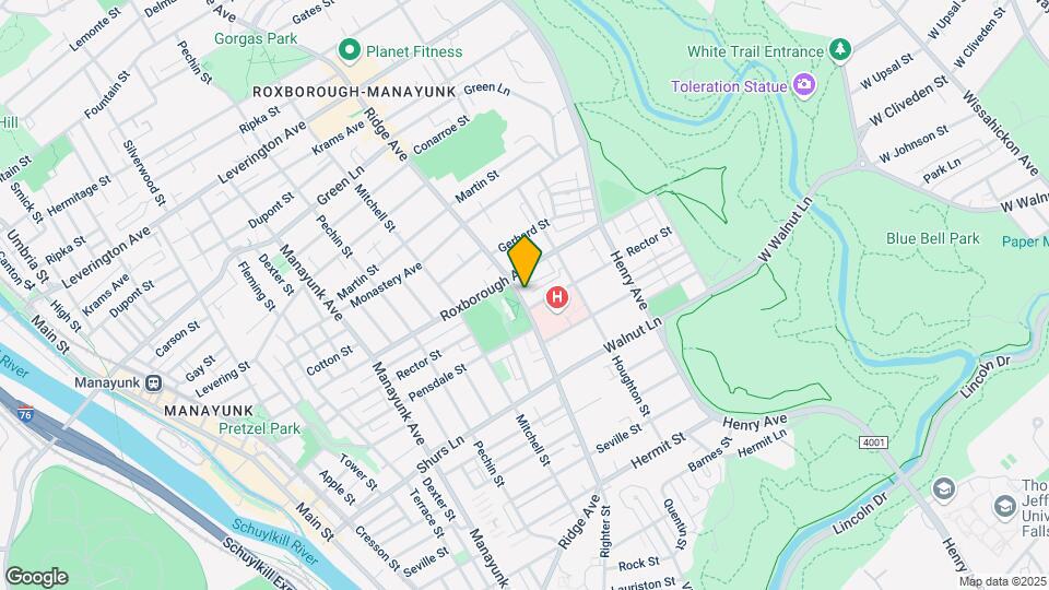 5801 Ridge Ave Map and Location Details