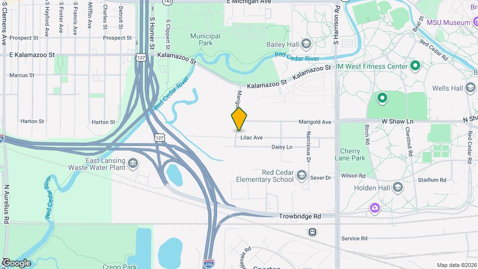 1250 Lilac Ave Map and Location Details