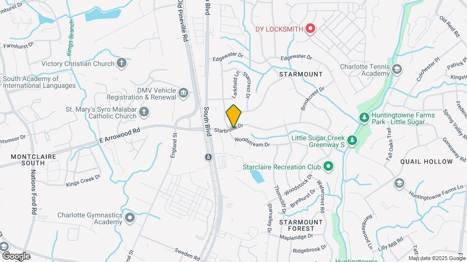 7001 Woodstream Dr Map and Location Details