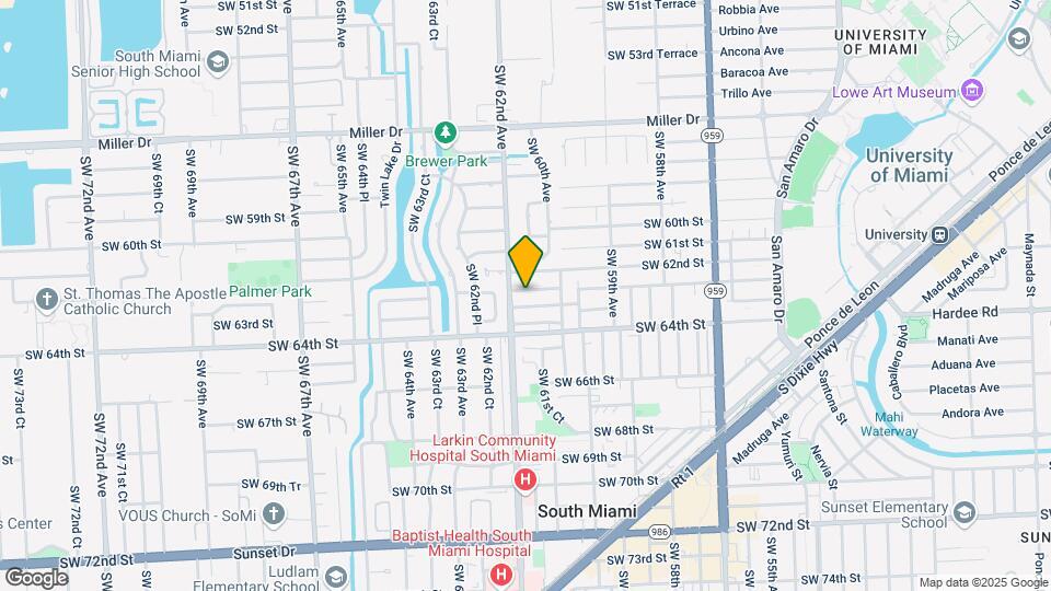 6116 SW 62nd Terrace Map and Location Details