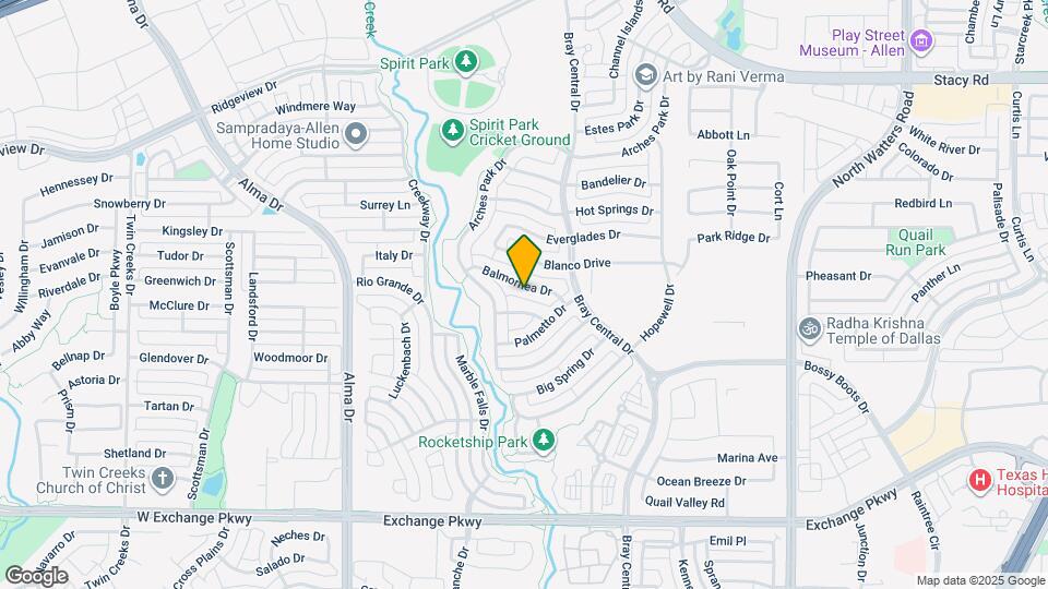 1043 Balmorhea Dr Map and Location Details