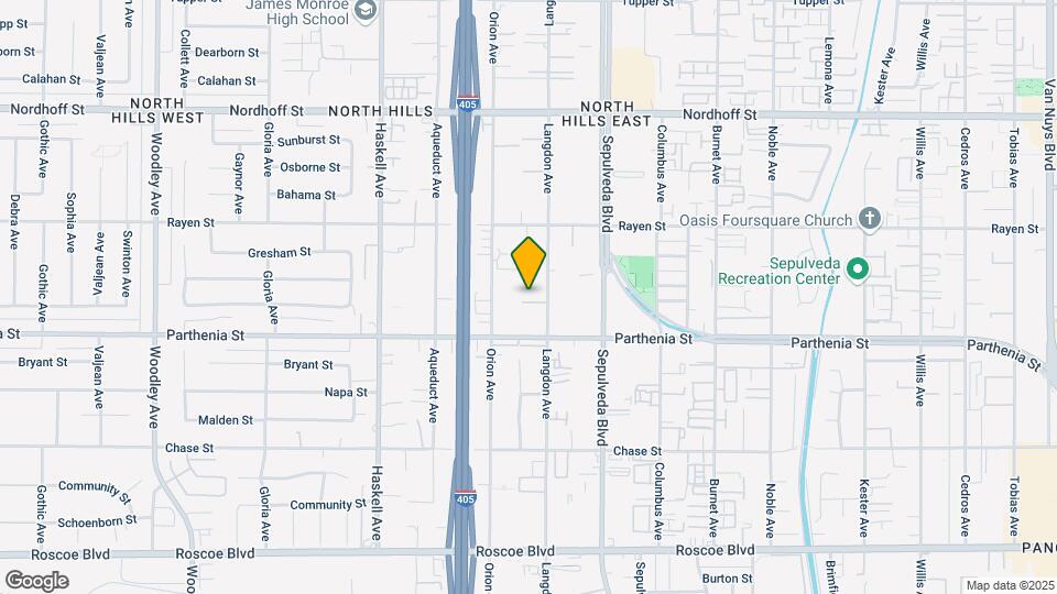 8751 Langdon Ave Map and Location Details