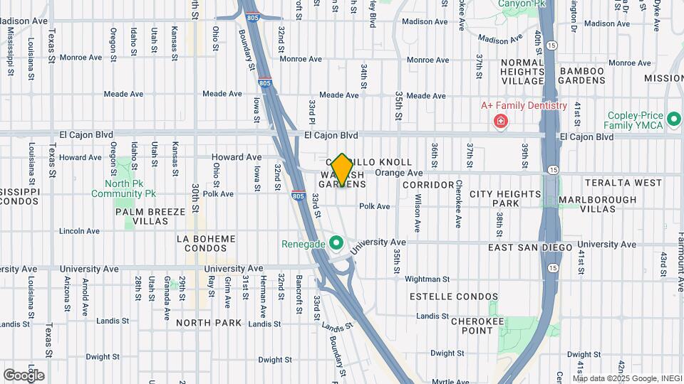 4133-4139 Wabash Ave Map and Location Details