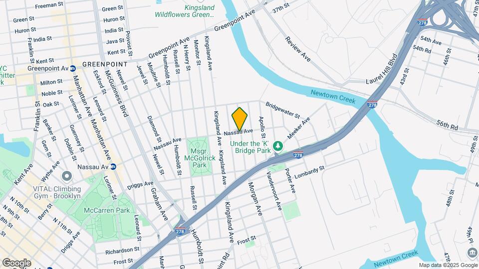 276 Nassau Ave Map and Location Details