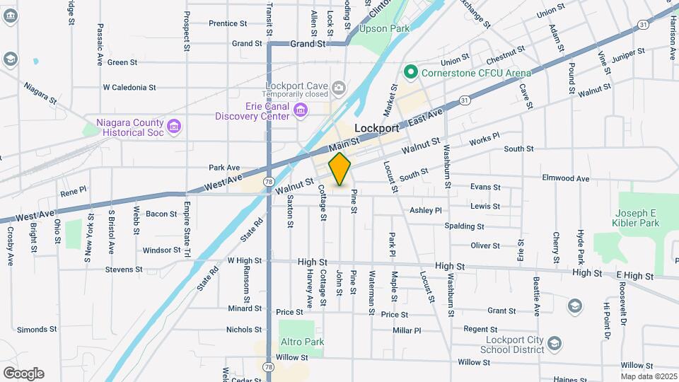 107-119 Genesee St Mapa y Detalles de la Ubicación