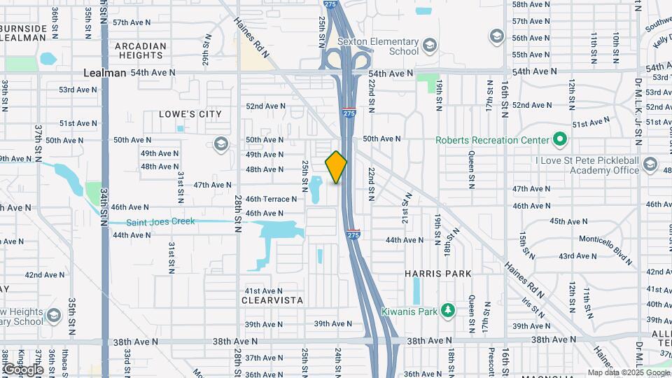 4660 24th St N Map and Location Details