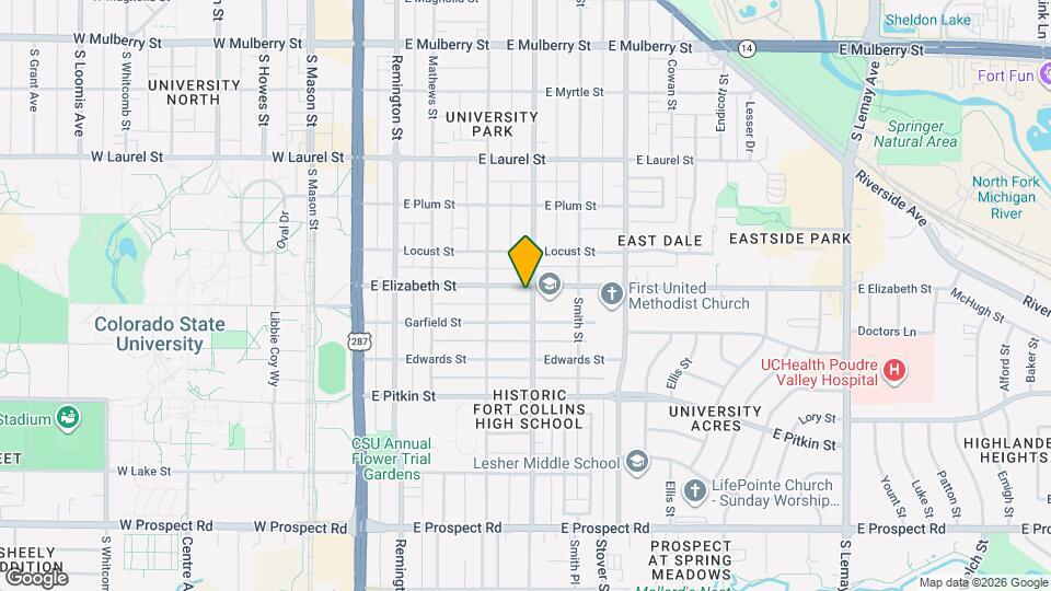 1001 Whedbee St Map and Location Details