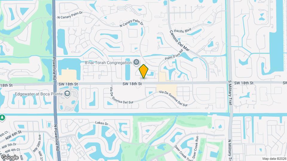 23201 Boca Club Colony Cir Mapa y Detalles de la Ubicación
