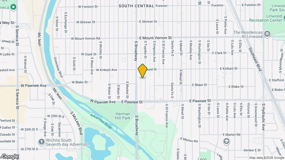 2243 S Topeka Ave Map and Location Details