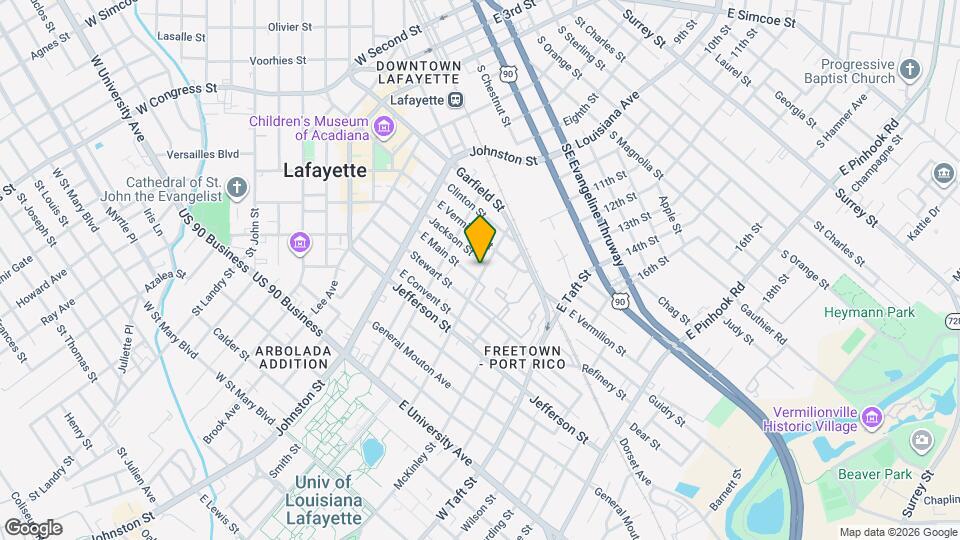 402 Lamar St Map and Location Details