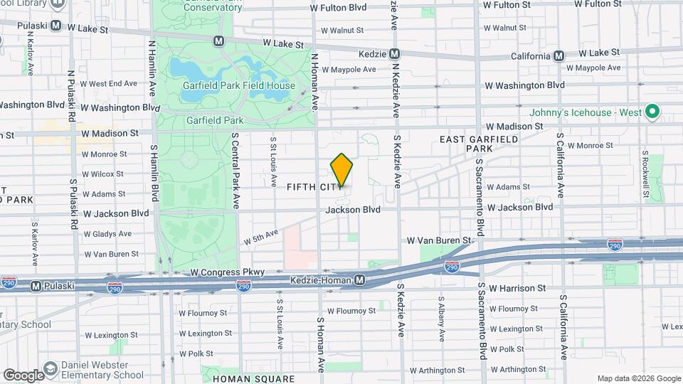 3327 W Adams St, Unit 2 Map and Location Details