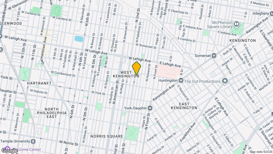 2545 N Hancock St, Unit 2 Mapa y Detalles de la Ubicación