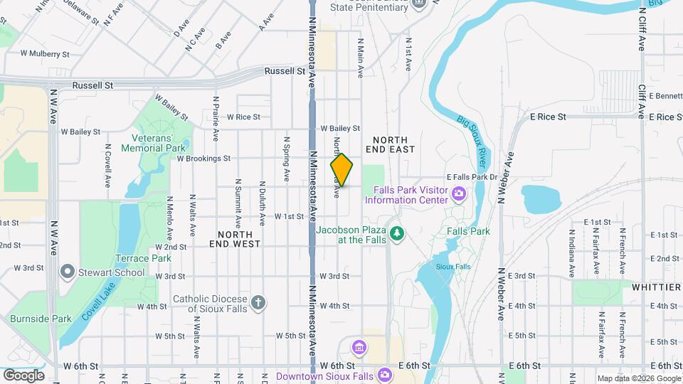 930 N Dakota Ave Map and Location Details