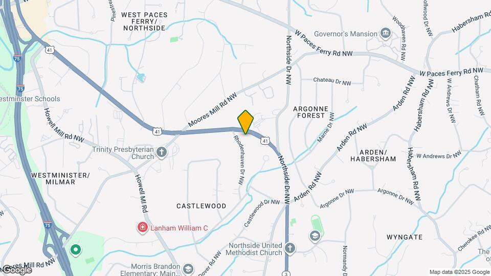 3081 Rhodenhaven Dr NW Map and Location Details