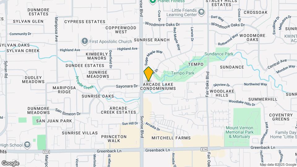 7925 Arcade Lake Ln Map and Location Details