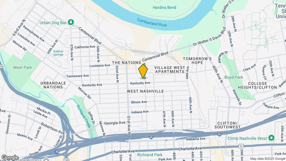 4902 Kentucky Ave Map and Location Details