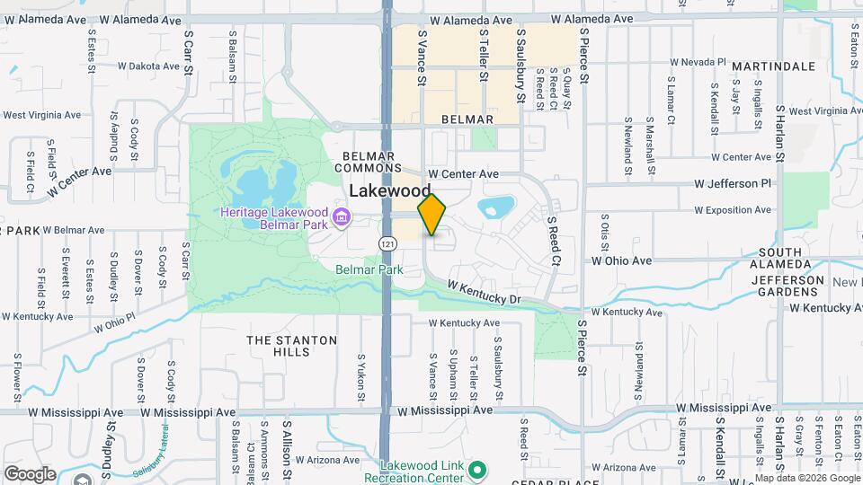 826 S Vance St Map and Location Details