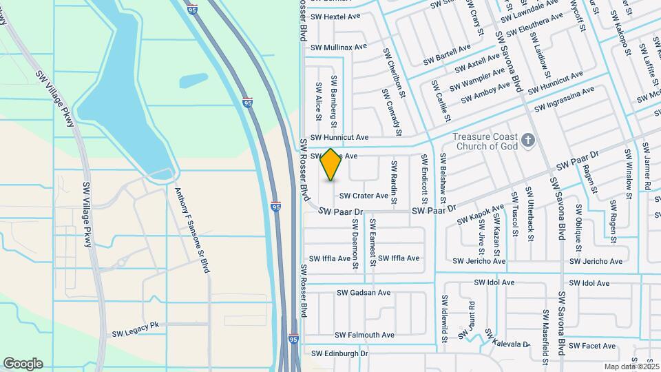 4150 SW Bamberg St Map and Location Details