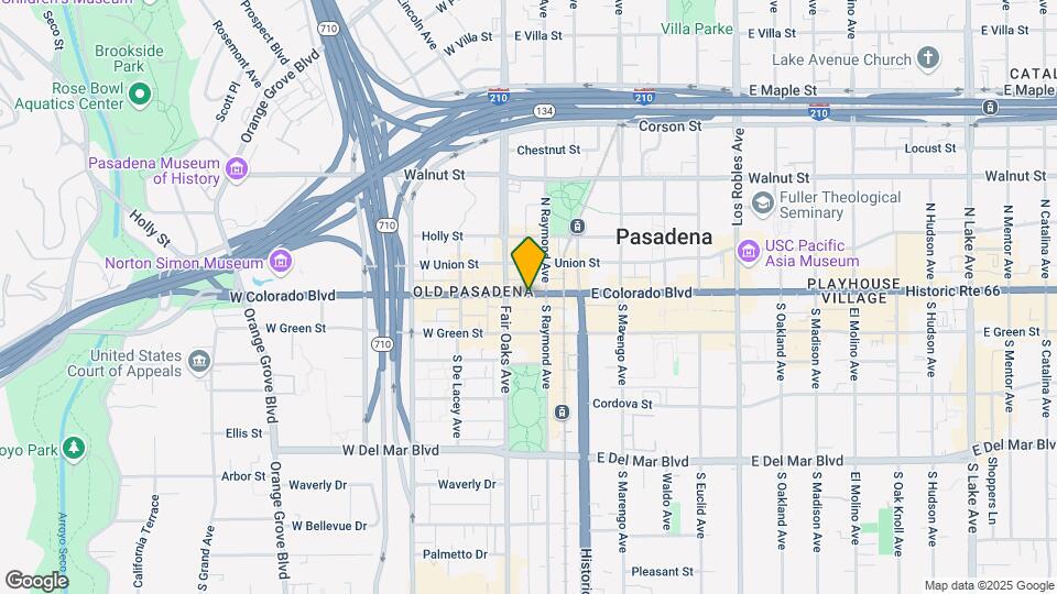 34 E Colorado Blvd Map and Location Details