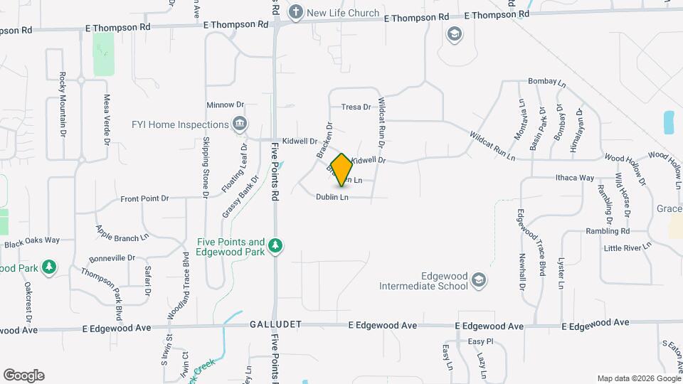 7214 Dublin Ln Map and Location Details